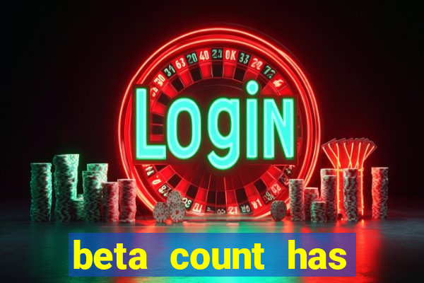 beta count has changed pt br